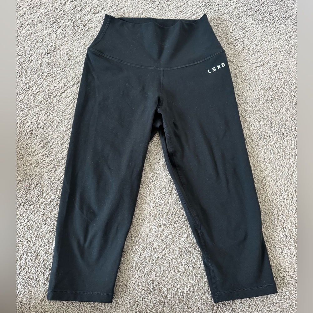 LSKD Black Crop Leggings